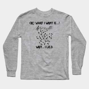 What I Want (Dance) Long Sleeve T-Shirt